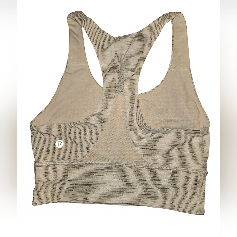lululemon athletica Women's Gray Invigorate Long Line Bra#86 - Picture 4 of 5
